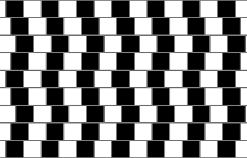 Illustration for article titled Todas las franjas de esta impresionante ilusión óptica son completamente horizontales, pero serás incapaz de verlo